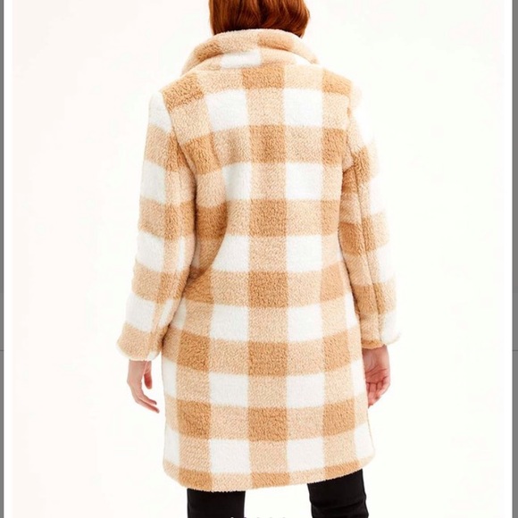 Steve Madden Sherpa Coat! Plaid! Size M, L, 3X! NWT! - Picture 12 of 12